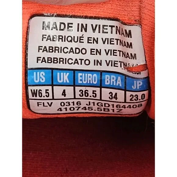 Mizuno Wave Inspire 12 Running Shoes Womens Size 6.5 Blue/Orange - Picture 8 of 9